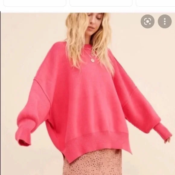 Free People Easy Street Tunic Sweater Medium NWT - Picture 3 of 16